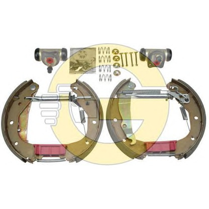 Photo Brake Shoe Set GIRLING 5316109