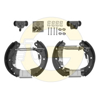 Photo Brake Shoe Set GIRLING 5316259