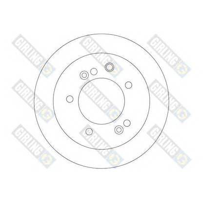 Photo Brake Disc GIRLING 6043955