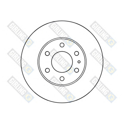 Фото Тормозной диск GIRLING 6049875