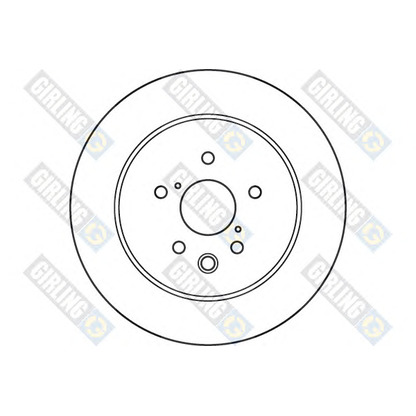 Zdjęcie Tarcza hamulcowa GIRLING 6060632