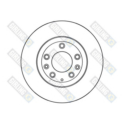 Zdjęcie Tarcza hamulcowa GIRLING 6061151