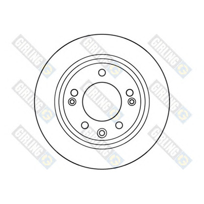 Photo Disque de frein GIRLING 6061234