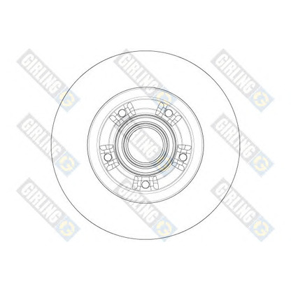 Photo Brake Disc GIRLING 6062036