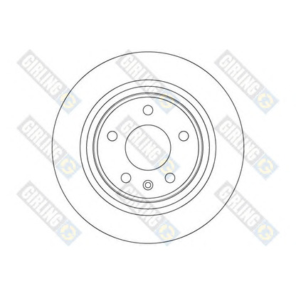 Photo Brake Disc GIRLING 6063704