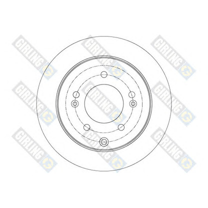 Photo Brake Disc GIRLING 6078194