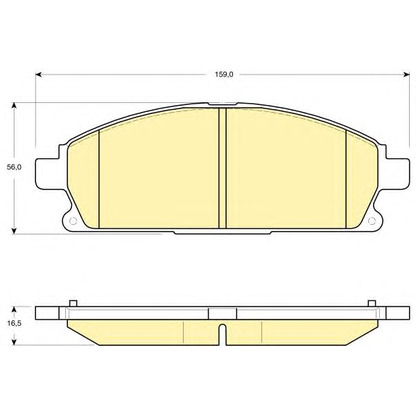 Photo Brake Pad Set, disc brake GIRLING 6132939