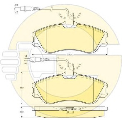 Photo Brake Set, disc brakes GIRLING 6410311