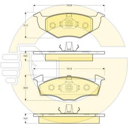 Photo Brake Set, disc brakes GIRLING 6410342