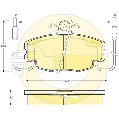 Photo Brake Set, disc brakes GIRLING 6410521