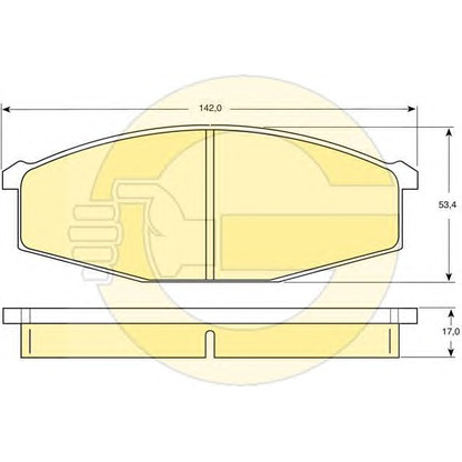 Photo Brake Set, disc brakes GIRLING 6410679