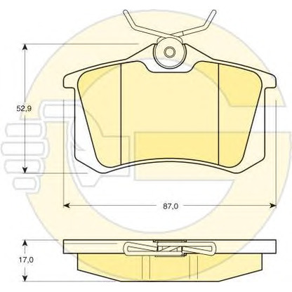 Photo Brake Set, disc brakes GIRLING 6410831