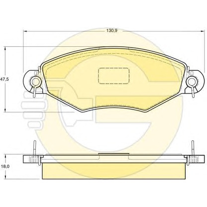 Photo Brake Set, disc brakes GIRLING 6411094