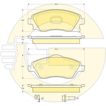 Photo Brake Set, disc brakes GIRLING 6411441