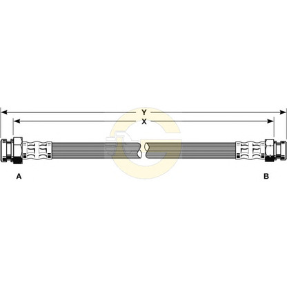 Foto Bremsschlauch GIRLING 9001114