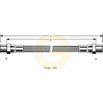 Фото Тормозной шланг GIRLING 9001122