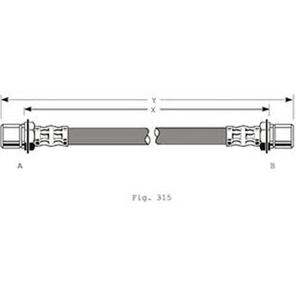 Foto Bremsschlauch GIRLING 9001180