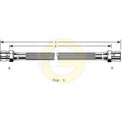 Фото Тормозной шланг GIRLING 9001184