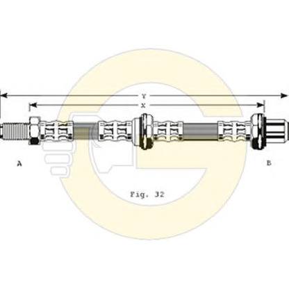 Photo Brake Hose GIRLING 9002140