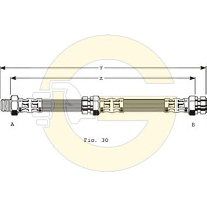 Photo Brake Hose GIRLING 9002141