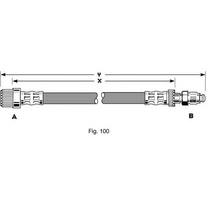 Zdjęcie Przewód hamulcowy elastyczny GIRLING 9002284