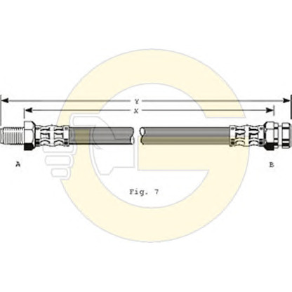 Photo Brake Hose GIRLING 9002317