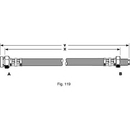 Photo Brake Hose GIRLING 9002327