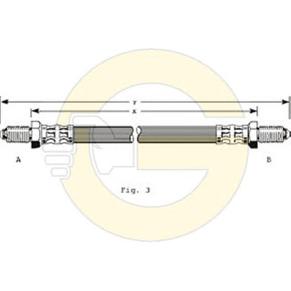 Foto Tubo flexible de frenos GIRLING 9003119