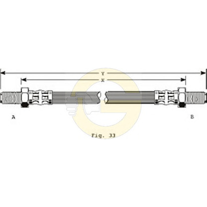 Foto Tubo flexible de frenos GIRLING 9003121