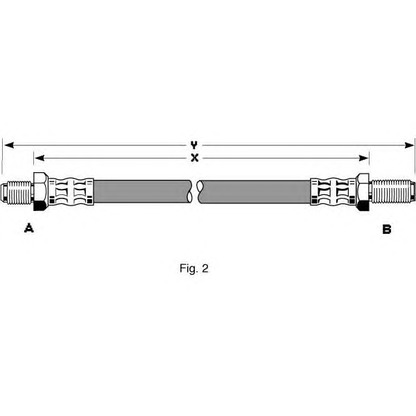 Zdjęcie Przewód hamulcowy elastyczny GIRLING 9003250