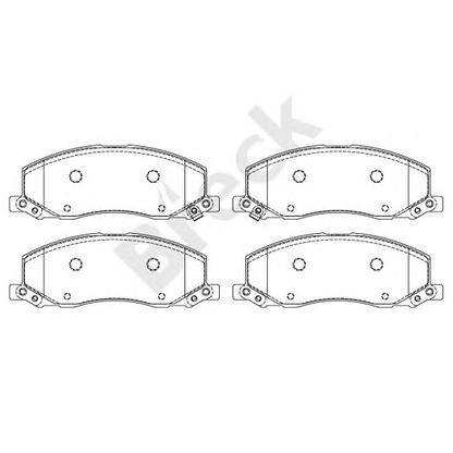 Photo Brake Pad Set, disc brake BRECK 244180070110