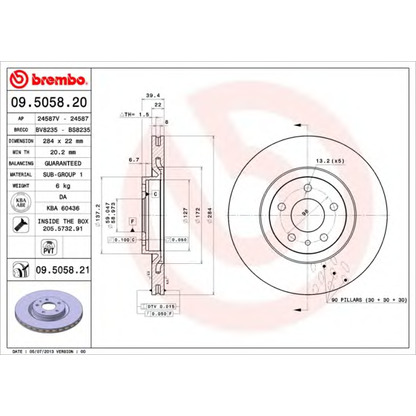 Photo Brake Disc AP 24587V