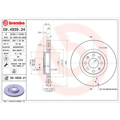 Photo Brake Disc AP 24655E