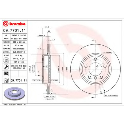 Foto Disco de freno AP 24746V