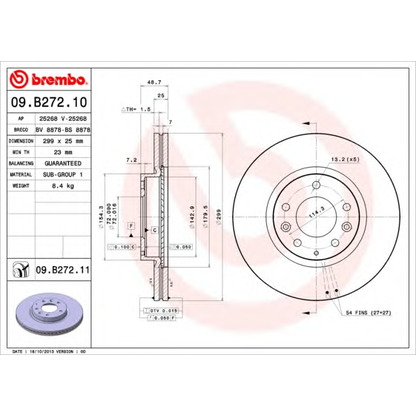 Photo Brake Disc AP 25268