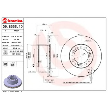 Photo Brake Disc AP 44067