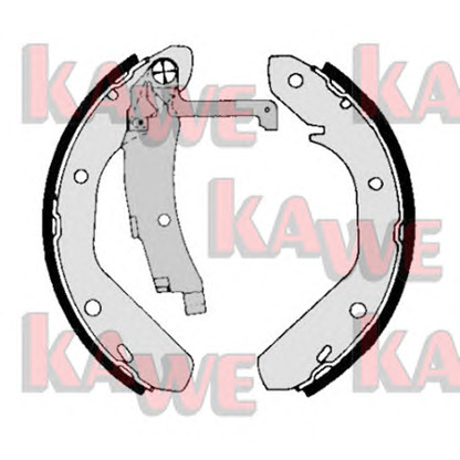 Photo Brake Shoe Set KAWE 00120