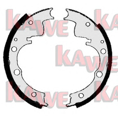 Photo Brake Shoe Set KAWE 00250B