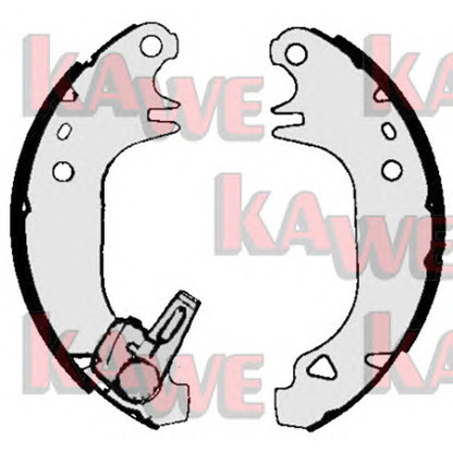 Photo Brake Shoe Set KAWE 04970