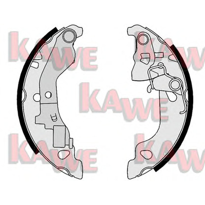 Photo Brake Shoe Set KAWE 07680