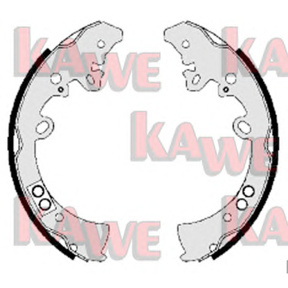 Photo Brake Shoe Set, parking brake KAWE 09200