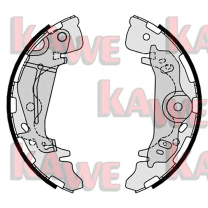 Photo Brake Shoe Set KAWE 09240