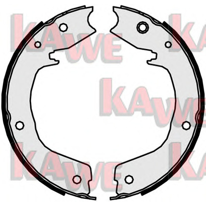 Photo Brake Shoe Set KAWE 09850