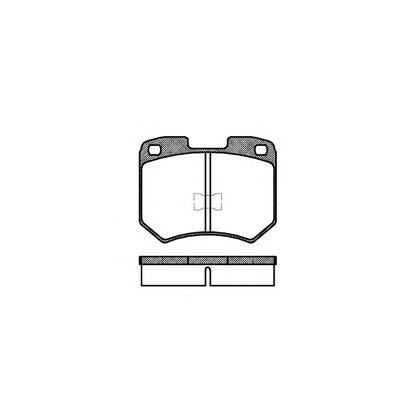 Photo Brake Pad Set, disc brake KAWE 001900