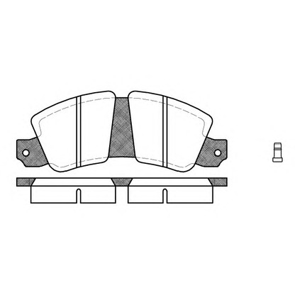 Zdjęcie Zestaw klocków hamulcowych, hamulce tarczowe KAWE 002302