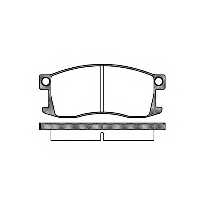 Photo Brake Pad Set, disc brake KAWE 011000