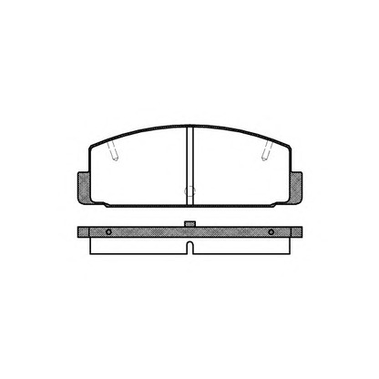 Photo Brake Pad Set, disc brake KAWE 017910