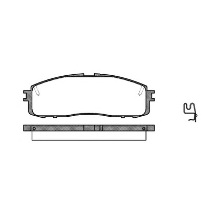 Photo Brake Pad Set, disc brake KAWE 019934