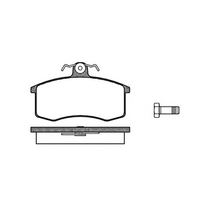 Photo Brake Pad Set, disc brake KAWE 022100