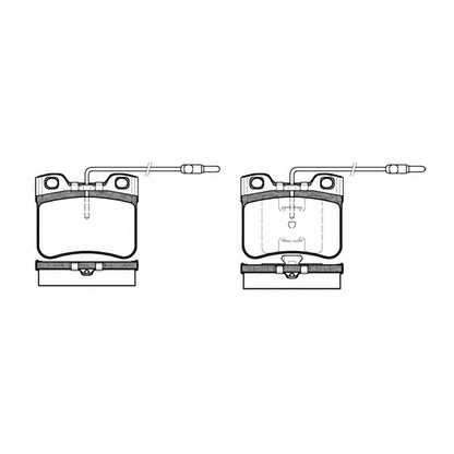 Photo Brake Pad Set, disc brake KAWE 024714